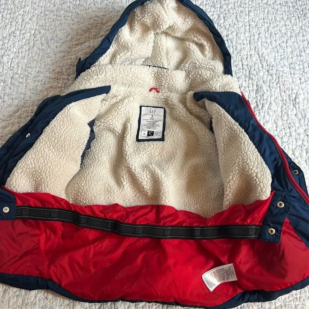 Baby Gap ColdControl Max Puffer Jacket 5T Navy